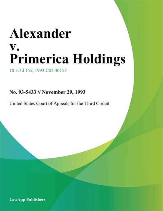 Alexander V. Primerica Holdings