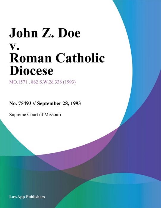 John Z. Doe v. Roman Catholic Diocese