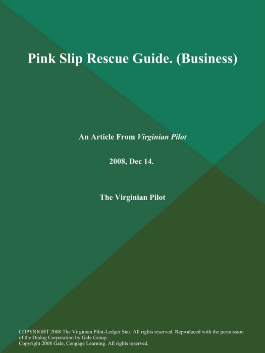 Pink Slip Rescue Guide (Business)