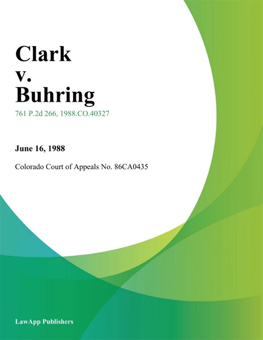 Clark v. Buhring