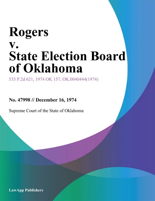 Rogers v. State Election Board of Oklahoma