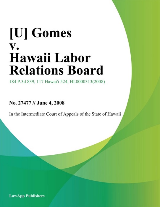 Gomes v. Hawaii Labor Relations Board