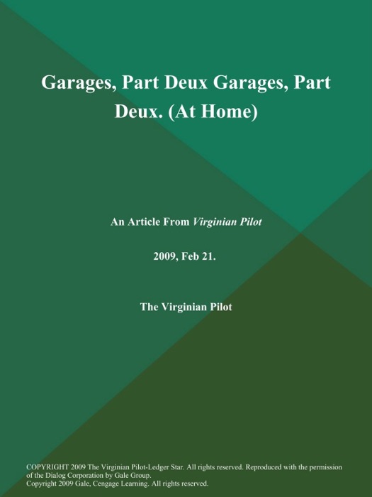 Garages, Part Deux Garages, Part Deux (At Home)