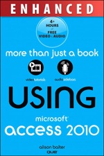using microsoft access 2010 enhanced edition by alison balter on ms access 2010 books