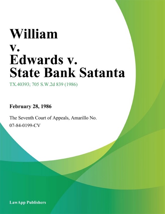 William v. Edwards v. State Bank Satanta