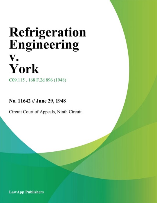 Refrigeration Engineering v. York