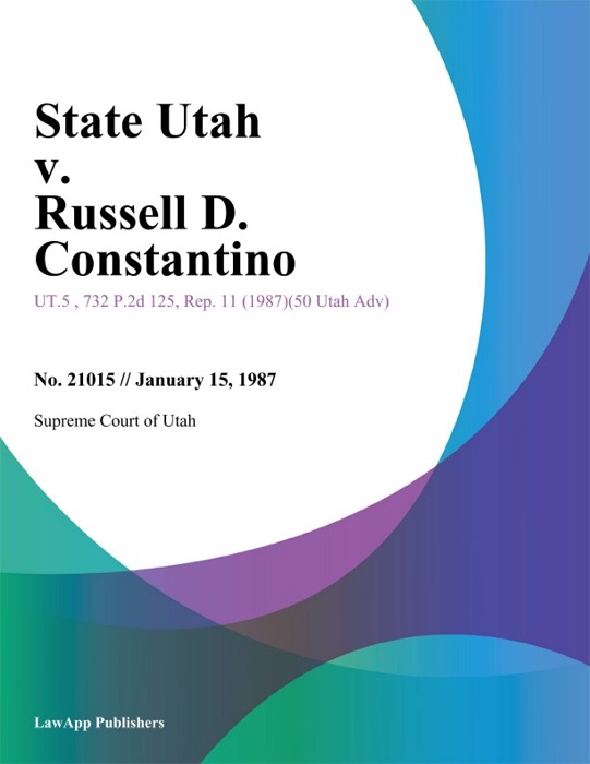 State Utah v. Russell D. Constantino