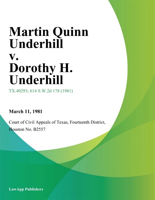 Martin Quinn Underhill v. Dorothy H. Underhill