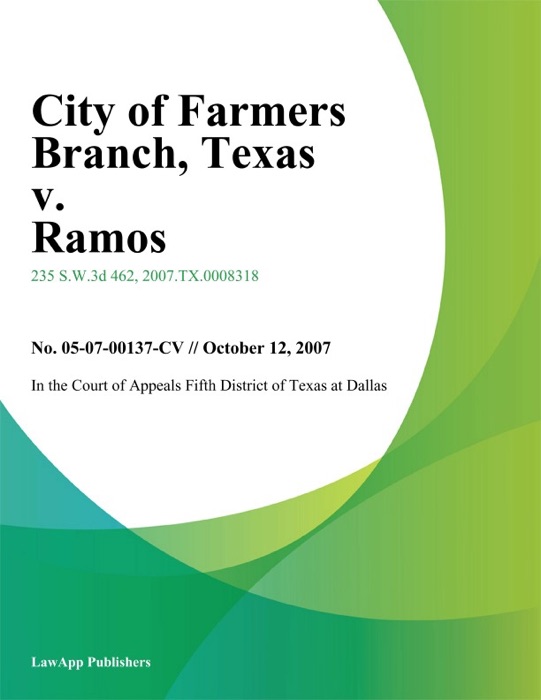 City of Farmers Branch, Texas v. Ramos