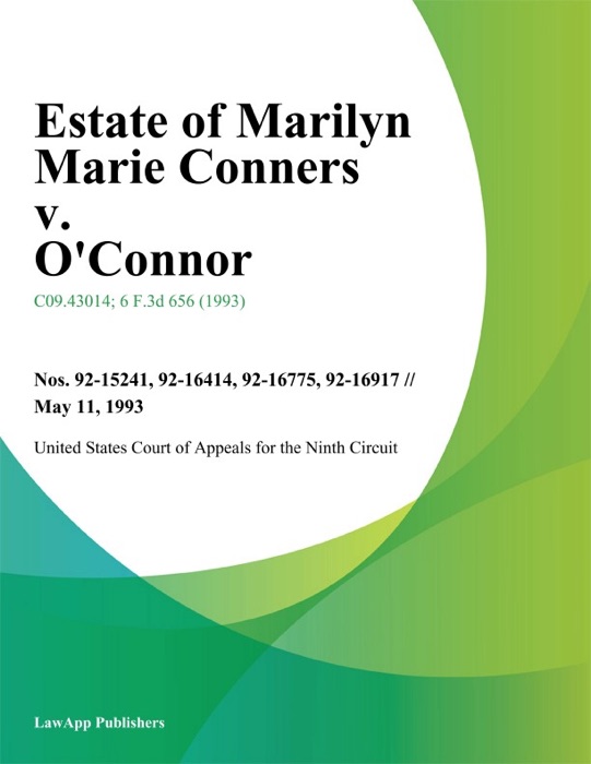 Estate of Marilyn Marie Conners v. Oconnor