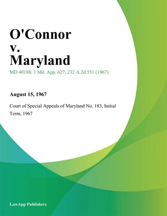 O'Connor v. Maryland