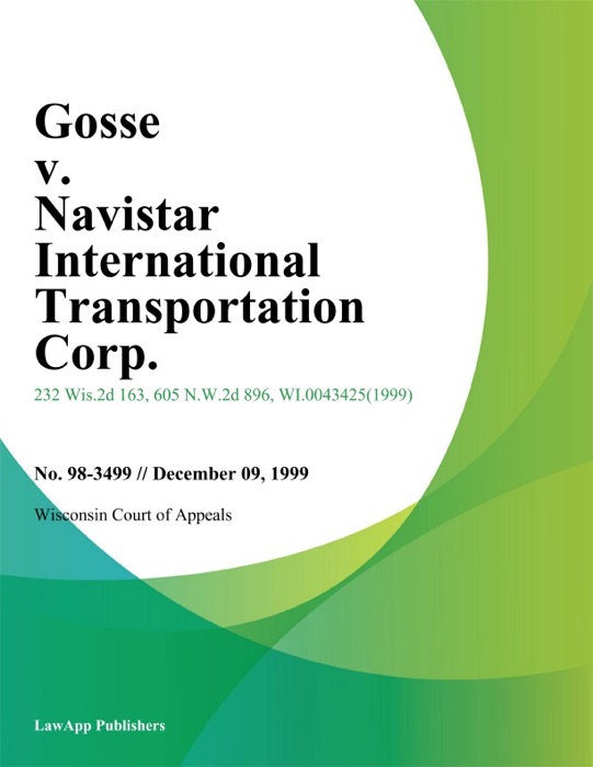 Gosse V. Navistar International Transportation Corp.