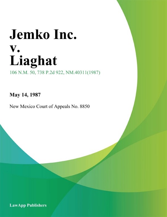 Jemko Inc. V. Liaghat