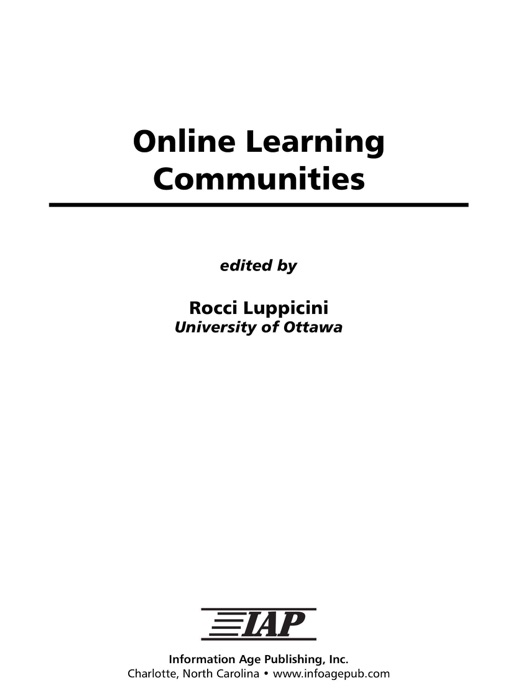 Online Learning Communities