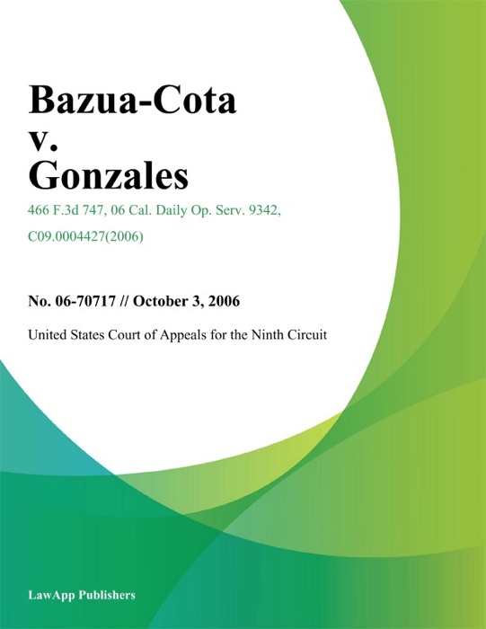 Bazua-Cota v. Gonzales