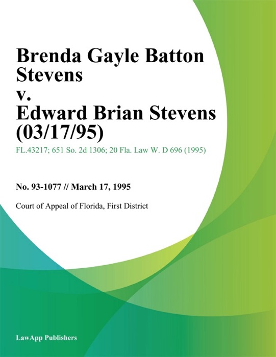 Brenda Gayle Batton Stevens v. Edward Brian Stevens