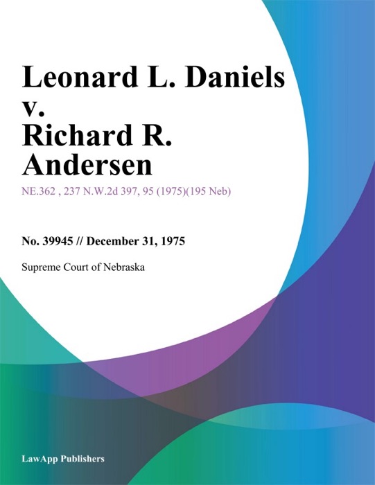 Leonard L. Daniels v. Richard R. Andersen