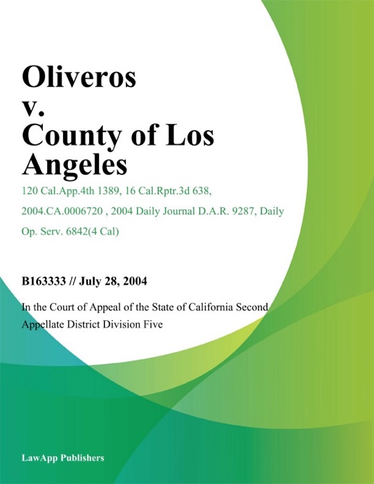 Oliveros V. County Of Los Angeles