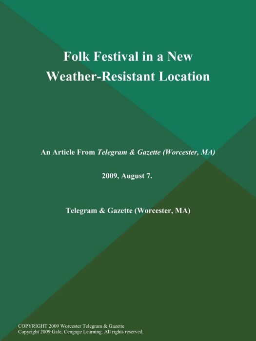 Folk Festival in a New Weather-Resistant Location