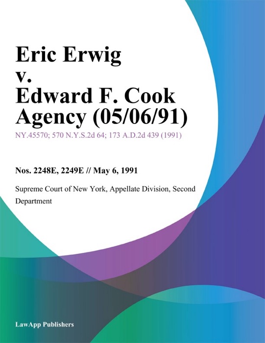 Eric Erwig v. Edward F. Cook Agency