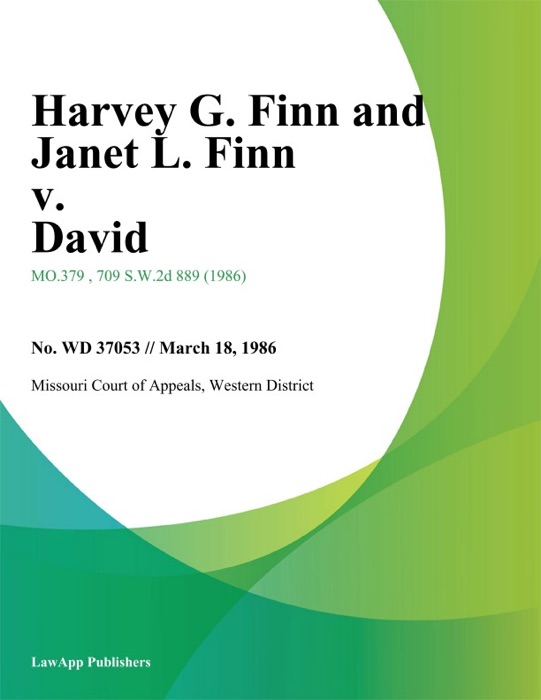 Harvey G. Finn and Janet L. Finn v. David