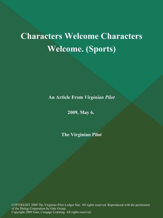 Characters Welcome Characters Welcome (Sports)