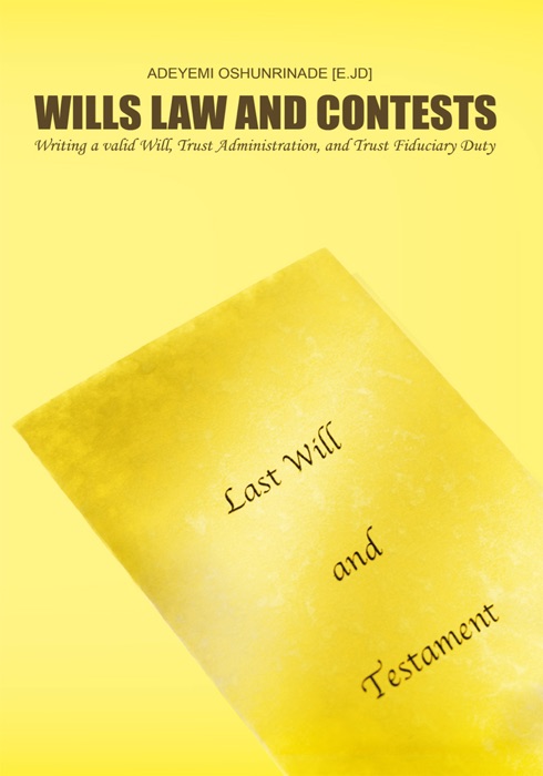 Wills Law and Contests