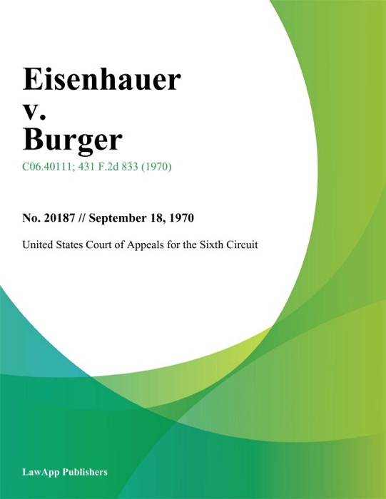 Eisenhauer v. Burger