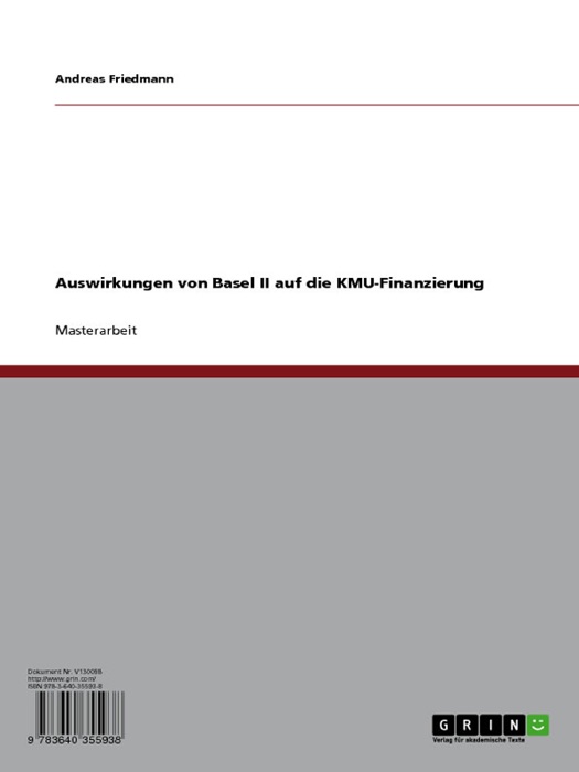 Auswirkungen von Basel II auf die KMU-Finanzierung