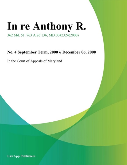 In Re Anthony R.
