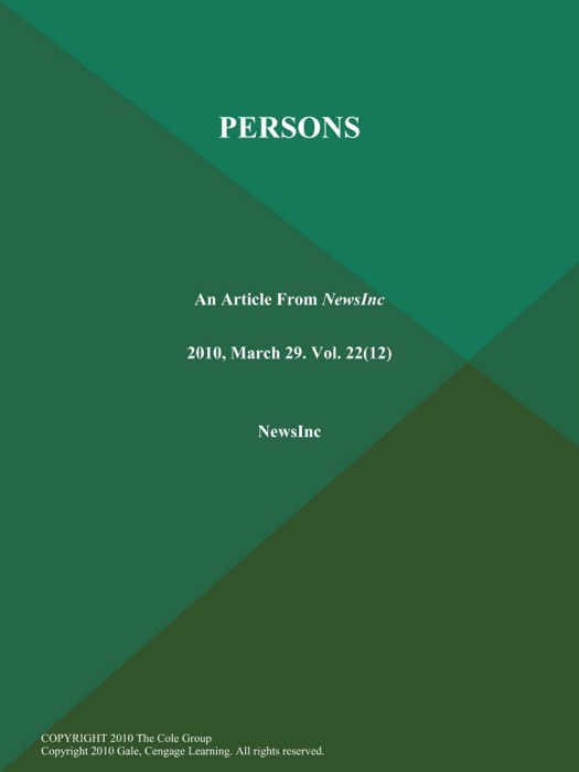 PERSONS