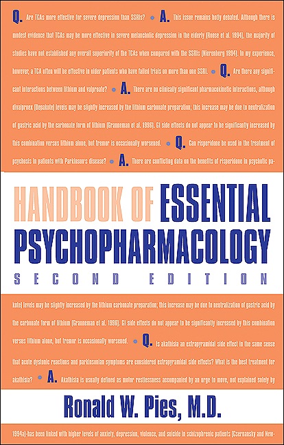 Handbook of Essential Psychopharmacology, Second Edition