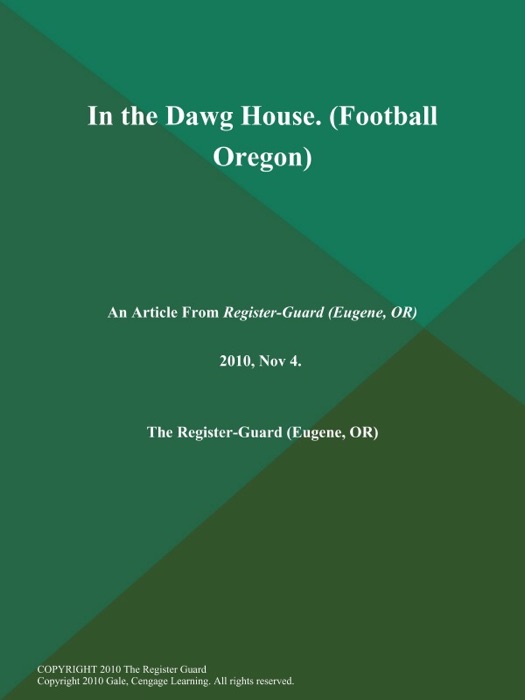 In the Dawg House (Football Oregon)