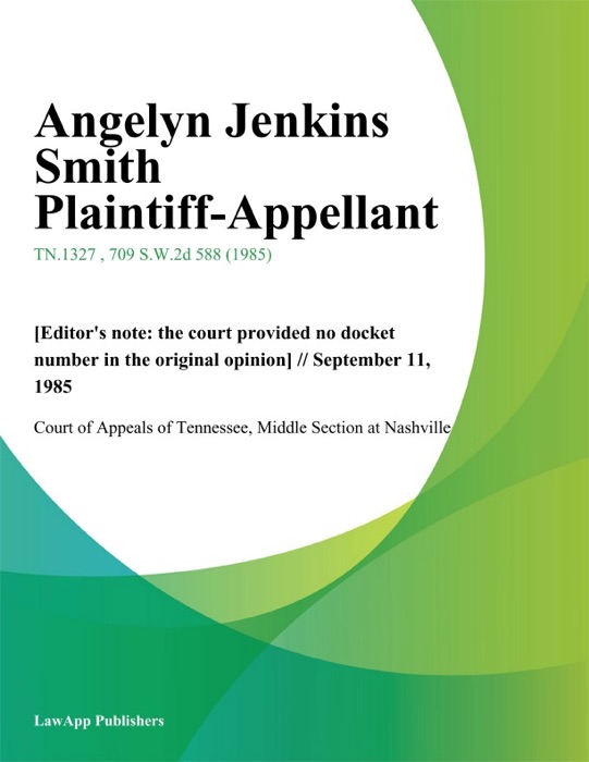 Angelyn Jenkins Smith Plaintiff-Appellant