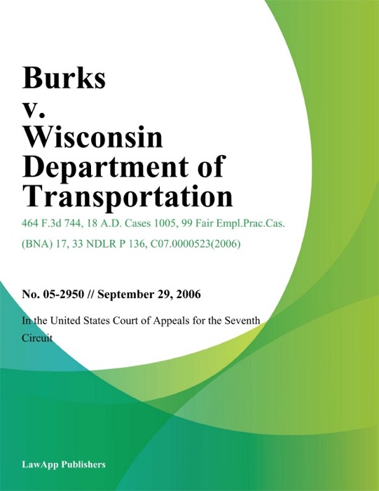 Burks V. Wisconsin Department Of Transportation