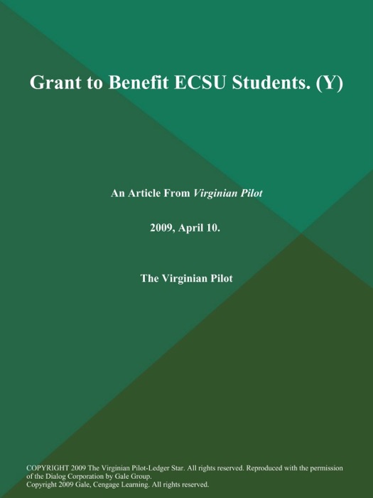 Grant to Benefit ECSU Students (Y)