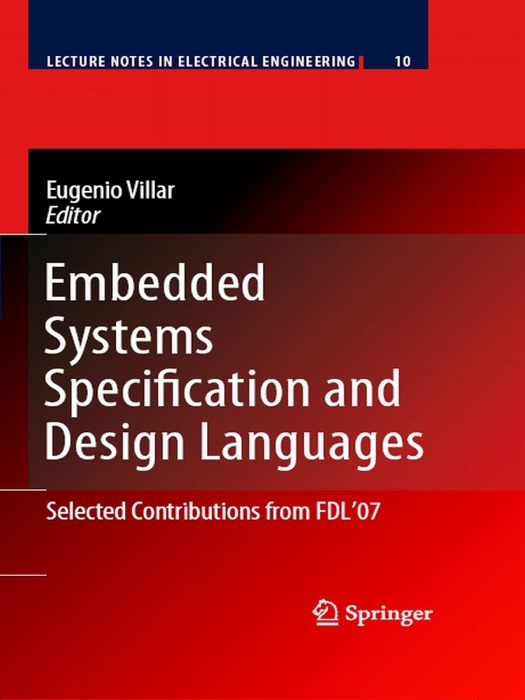 Embedded Systems Specification and Design Languages