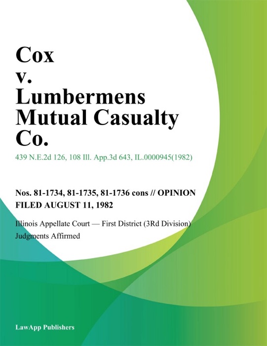 Cox v. Lumbermens Mutual Casualty Co.