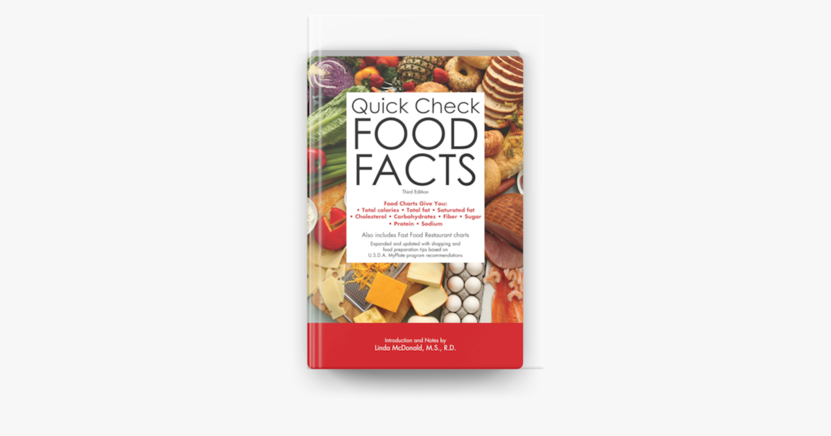 ‎quick Check Food Facts On Apple Books