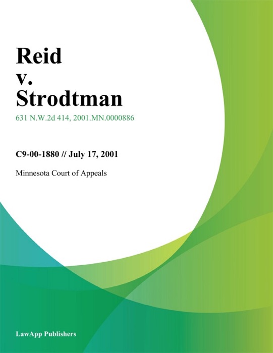 Reid v. Strodtman