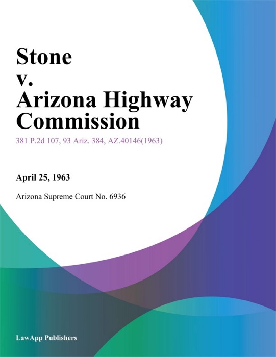 Stone V. Arizona Highway Commission