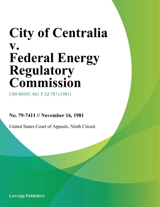 City of Centralia v. Federal Energy Regulatory Commission