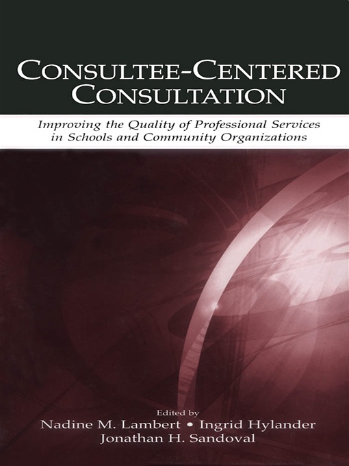 Consultee-Centered Consultation