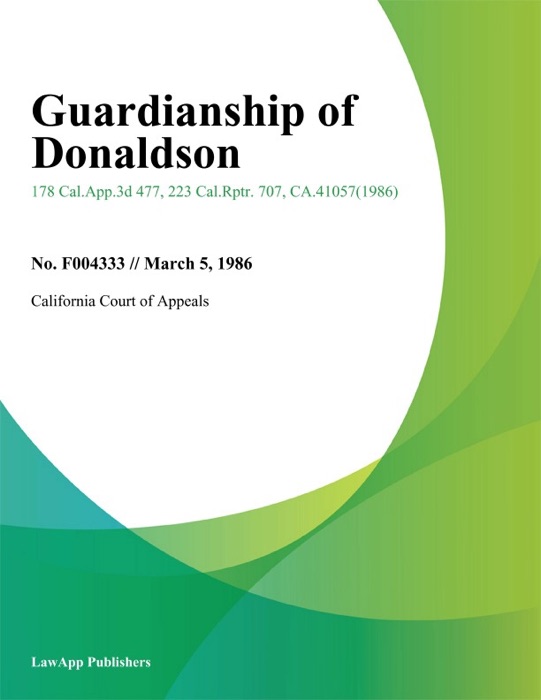 Guardianship of Donaldson