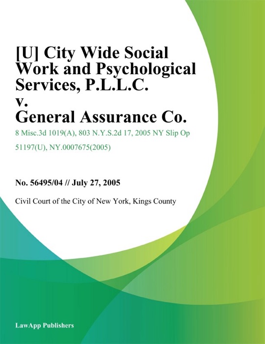 City Wide Social Work And Psychological Services