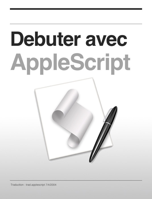 Debuter avec AppleScript