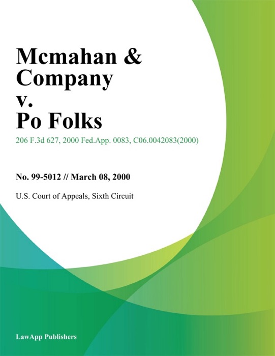 Mcmahan & Company V. Po Folks