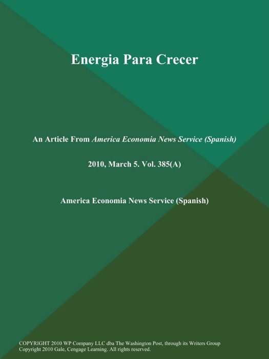 Energia Para Crecer