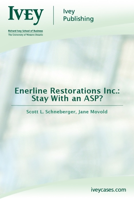 Enerline Restorations Inc.: Stay With an ASP?