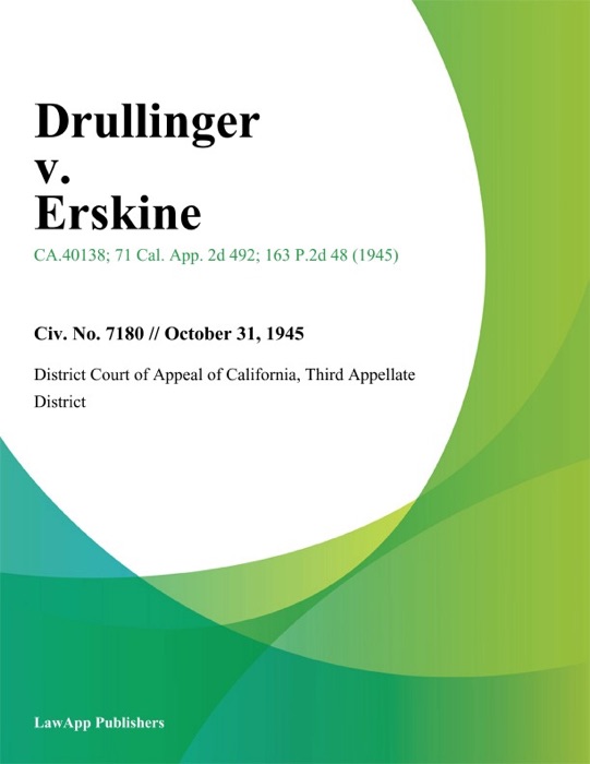 Drullinger v. Erskine